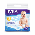 IVKA Baby Diapers – Small Pack (10 Pieces)