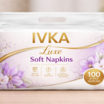 IVKA Luxe Soft Napkins – Premium 100 Pull Pack