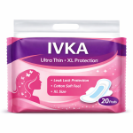 IVKA Ultra Care Sanitary Pads – XXL (20 Pads)
