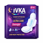 IVKA Ultra Care Sanitary Pads – XXL (6 Pads)