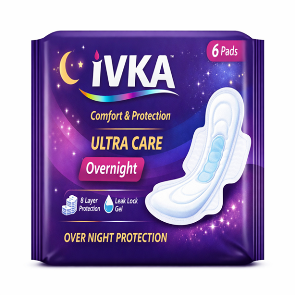 IVKA Ultra Care Sanitary Pads – XXL (6 Pads)